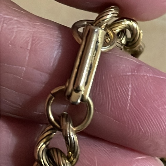 Vintage Egyptian revival Czech glass pharoah
Face charm bracelet Bracelet - Picture 10 of 11